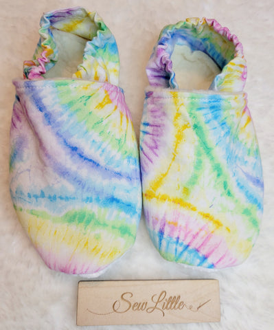 Tie Dye - Size 11 Toddler Slippers