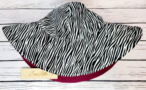 19" Zebra Floppy Hat