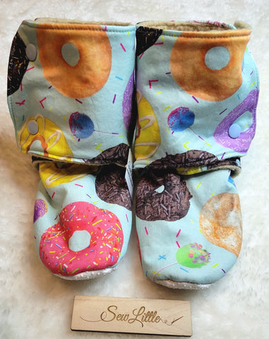 Blue Donut - Size 1 Youth Booties